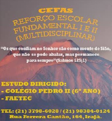 Reforço escolar e preparatório